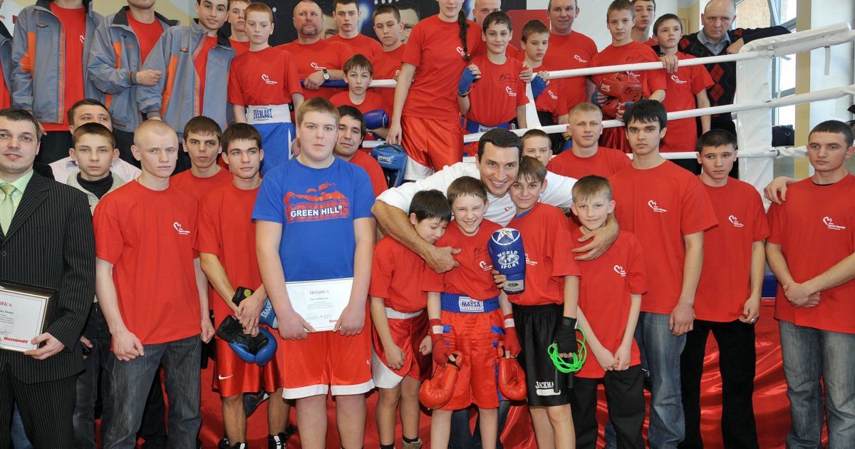 Володимир Кличко провів у Києві майстер-клас для боксерів-початківців / © klitschko.com