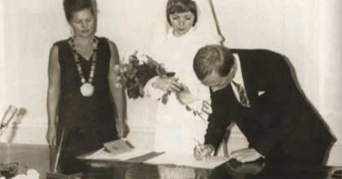 Весільні фото Володимира та Людмили Путіних / © vlvlp.livejournal.com