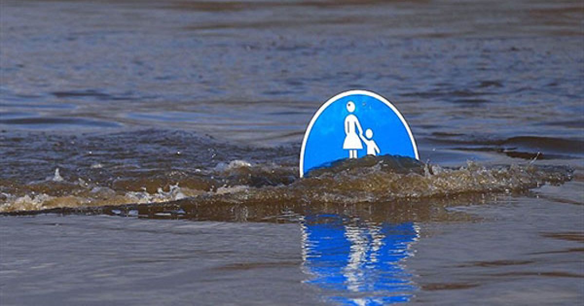 У Німеччині вийшов з берегів Рейн, одна з найбільших річок не тільки в Німеччині, але і в Західній Європі. / © AFP