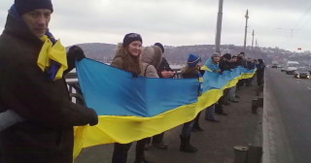 В Україні відзначили День Соборності, на згадку про об&#039;єднання лівобережної та правобережної України. / © bilozerska.livejournal.com