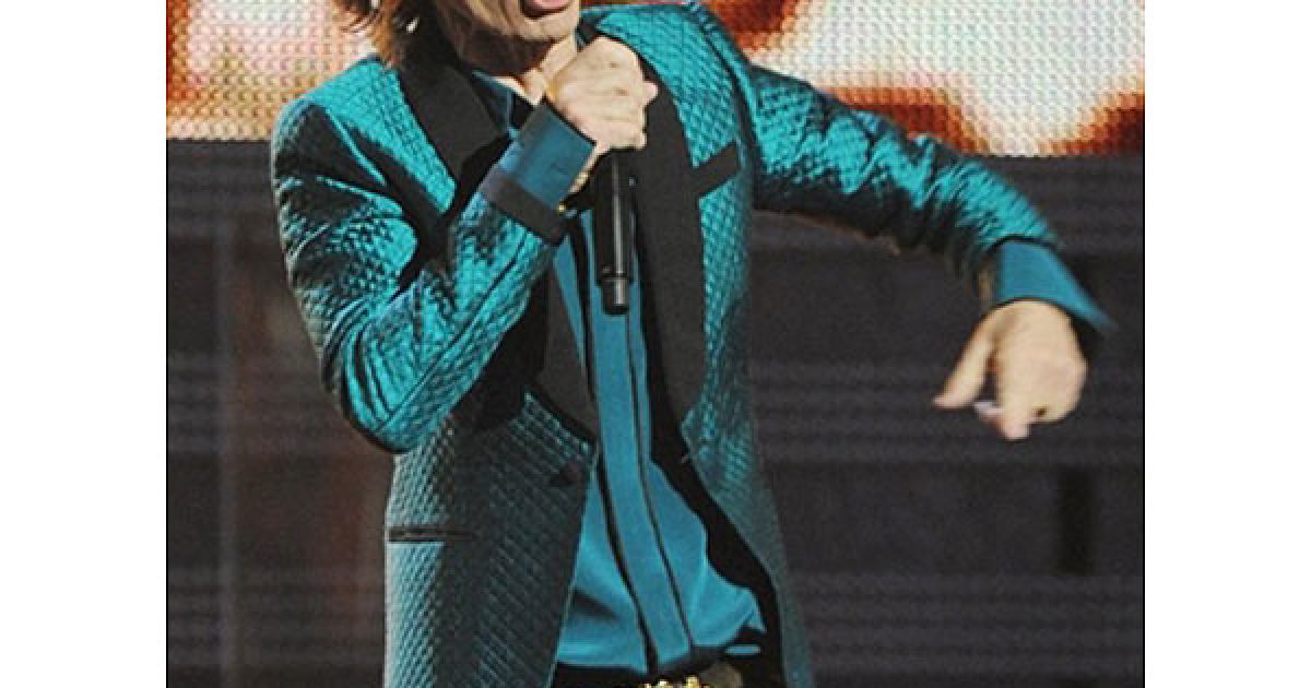 Мік Джаггер на церемонії вручення музичної премії Grammy Awards 2011. / © AFP