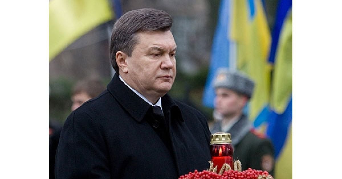 Президент України Віктор Янукович взяв участь у жалобних заходах у День пам&rsquo;яті жертв голодоморів в Україні. / © President.gov.ua