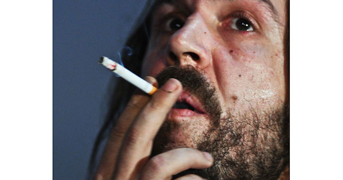 Сергій Шнуров (Шнур) і гурт "Рубль" презентували в Києві альбом "Совість" / © Украинское Фото
