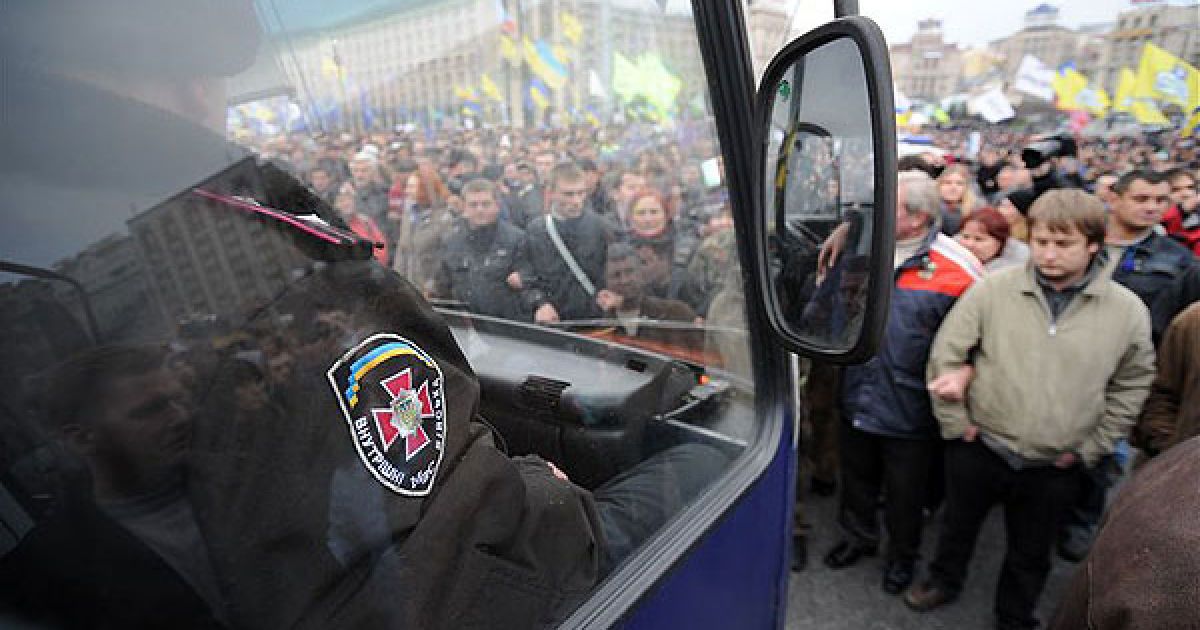 На підтримку акції протесту проти нового Податкового кодексу у Києві та в інших містах України вийшли на вулиці тисячі невдоволених підприємців. / © PHL.com.ua