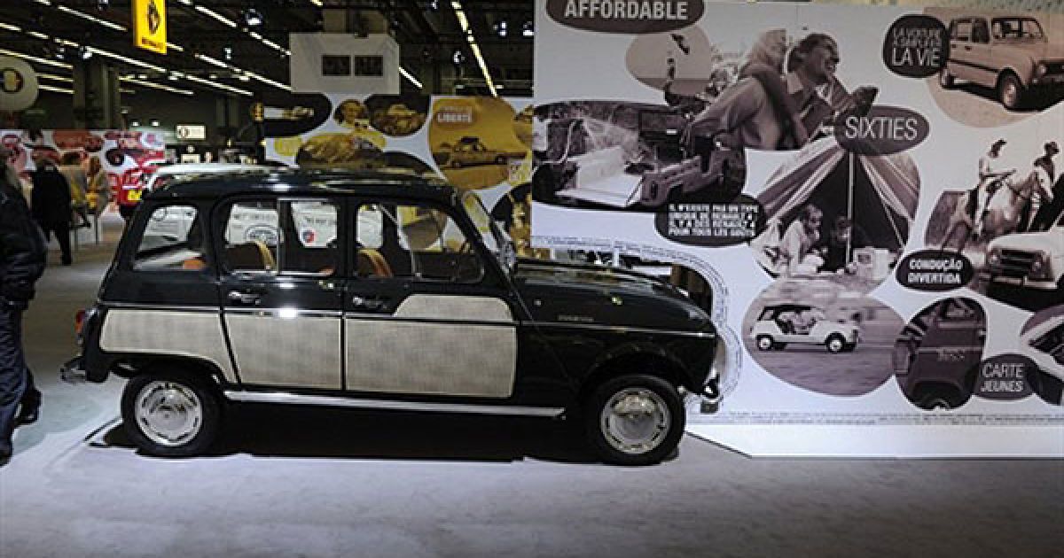 Легендарний Renault 4L, який випускали у 60-х рр. минулого століття. / © AFP
