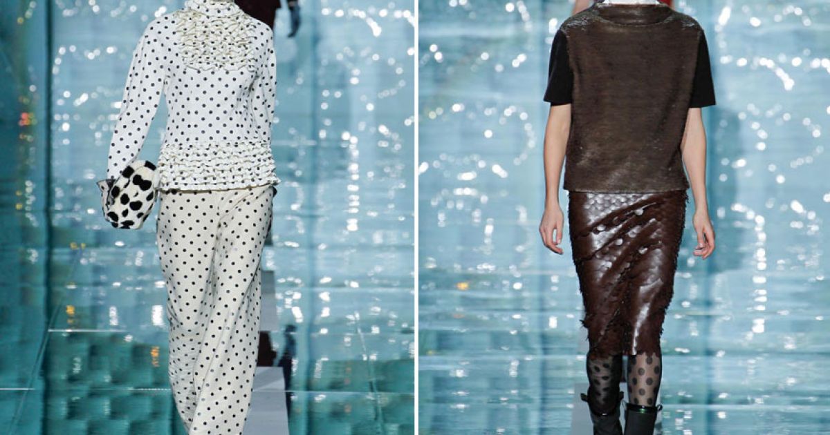 Показ осінньої колекції від Marc Jacobs на тижні моди Mercedes Benz у Нью-Йорку.