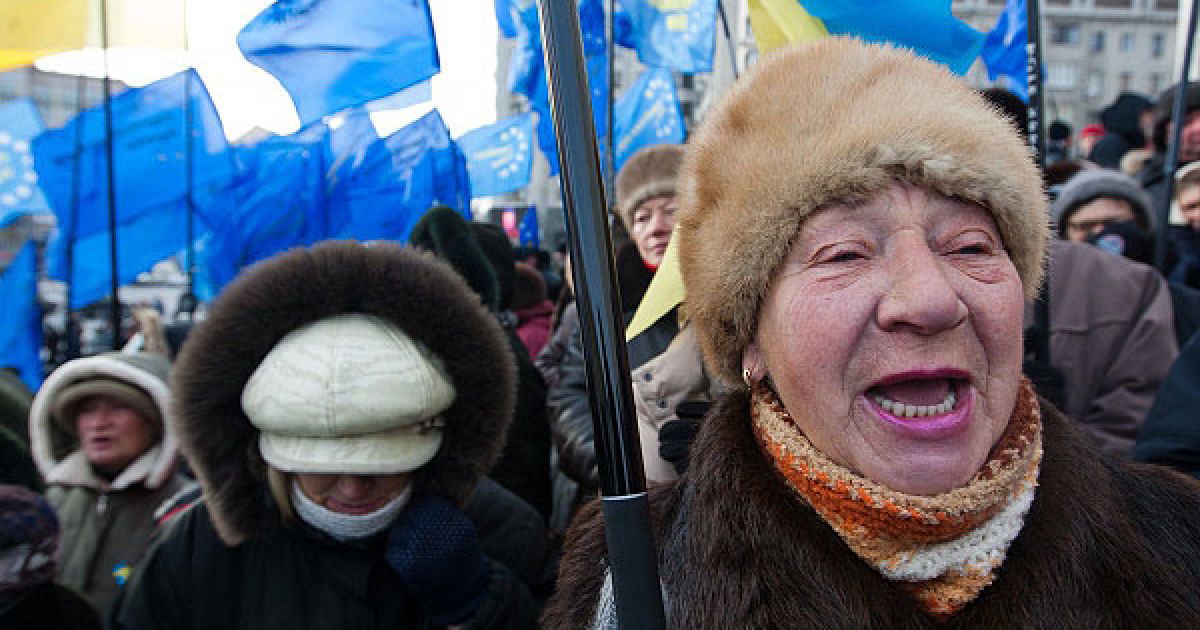Учасники акції протесту на Європейській площі у Києві мають намір продовжити її у День Соборності України, 22 січня 2011 року. / © Украинское Фото