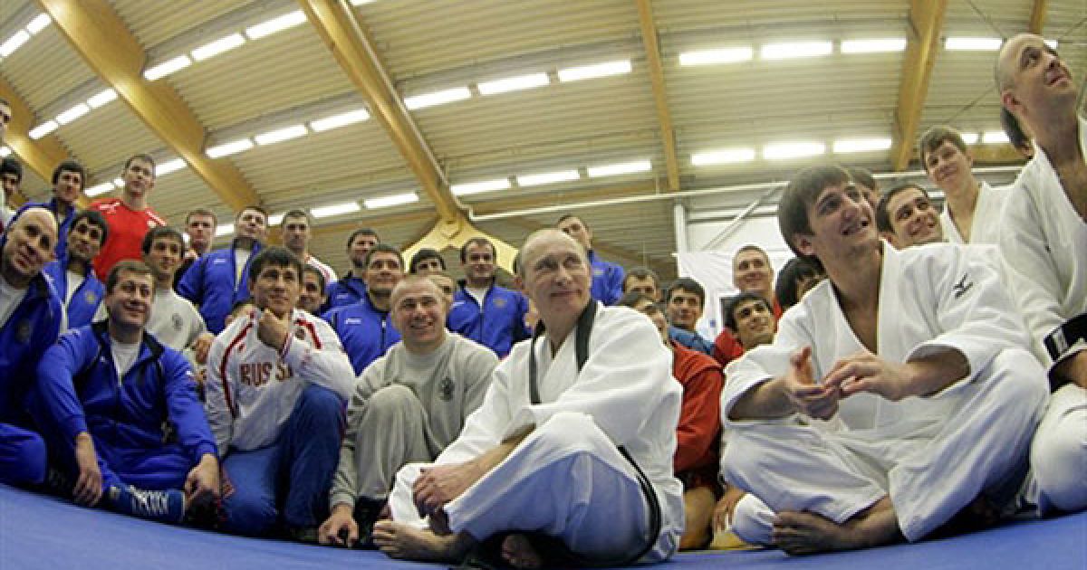 Прем&#039;єр-міністр Росії Володимир Путін потренувався у спортивному комплексі у Санкт-Петербурзі / © AFP