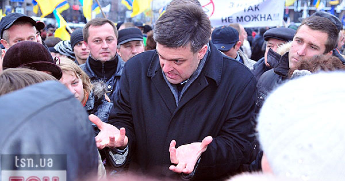 На підтримку акції протесту проти нового Податкового кодексу у Києві та в інших містах України вийшли на вулиці тисячі невдоволених підприємців.