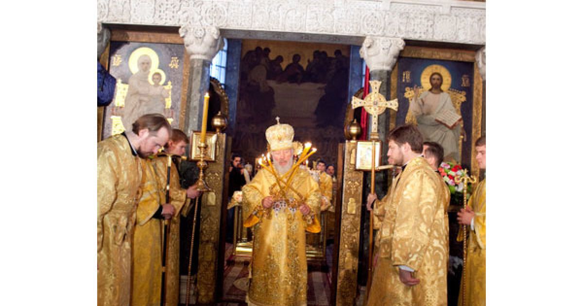 У Києво-Печерській Лаврі з нагоди 75-річчя митрополита Володимира відбулась урочиста Божественна літургія / © fotolitopys.in.ua