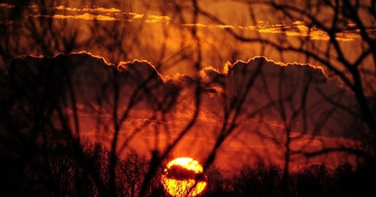 США, Сілвер-Спрінг. Сонце сідає у місті Сілвер-Спрінг, штат Меріленд. / © AFP