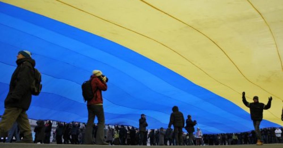 В Україні відзначили День Соборності, на згадку про об&#039;єднання лівобережної та правобережної України. / © УНІАН