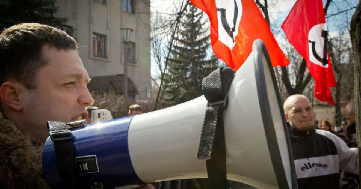 Учасники акції закликали "протидіяти світовому політичному беззаконню". / © Украинское Фото