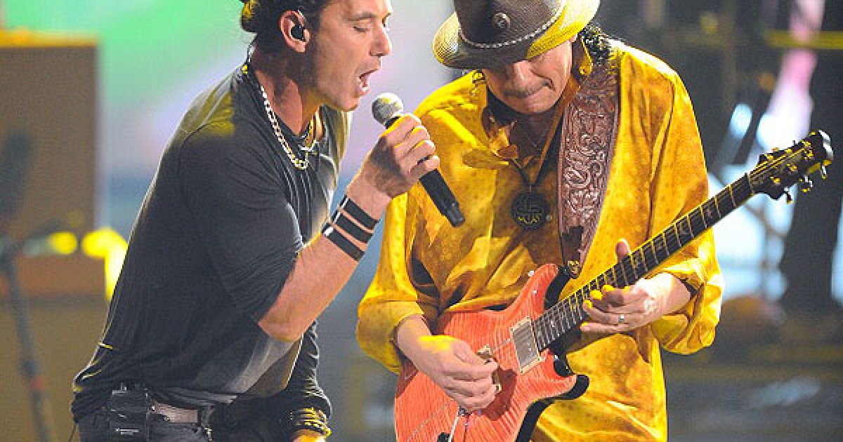 Карлос Сантана і Гевін Россдейл на American Music Awards 2010 / © Getty Images/Fotobank