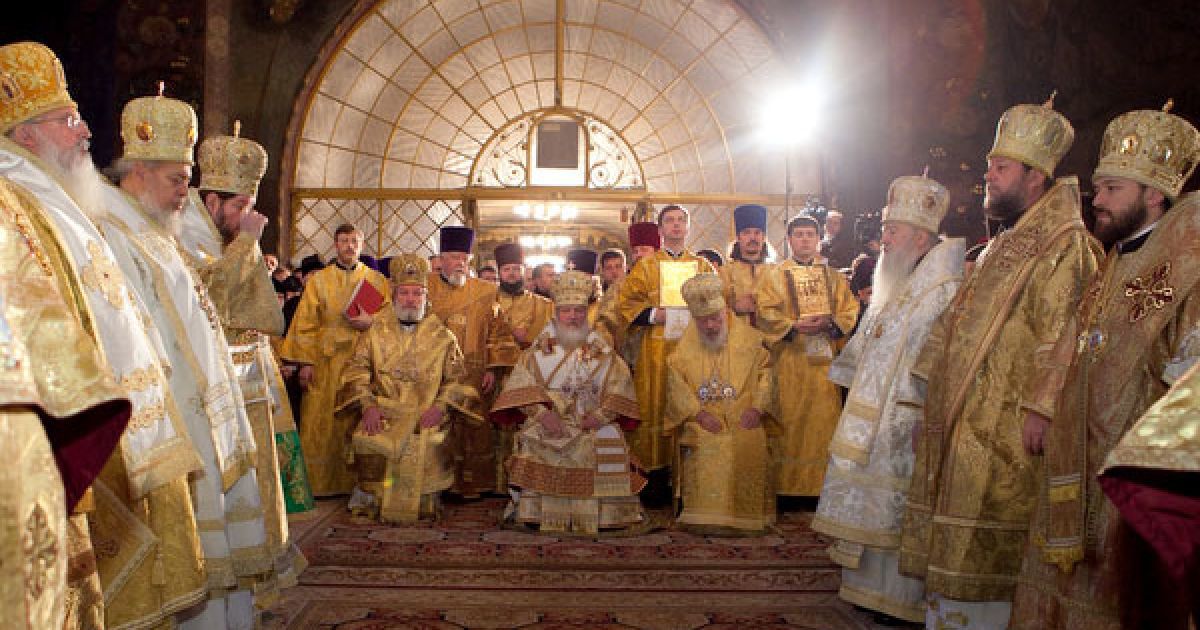У Києво-Печерській Лаврі з нагоди 75-річчя митрополита Володимира відбулась урочиста Божественна літургія / © fotolitopys.in.ua