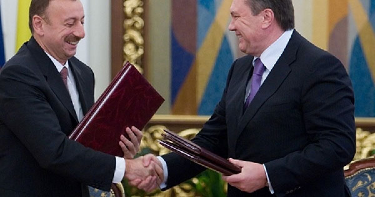 Віктор Янукович та Ільхам Алієв підписали Спільну декларацію президента України та президента Азербайджанської Республіки. / © President.gov.ua