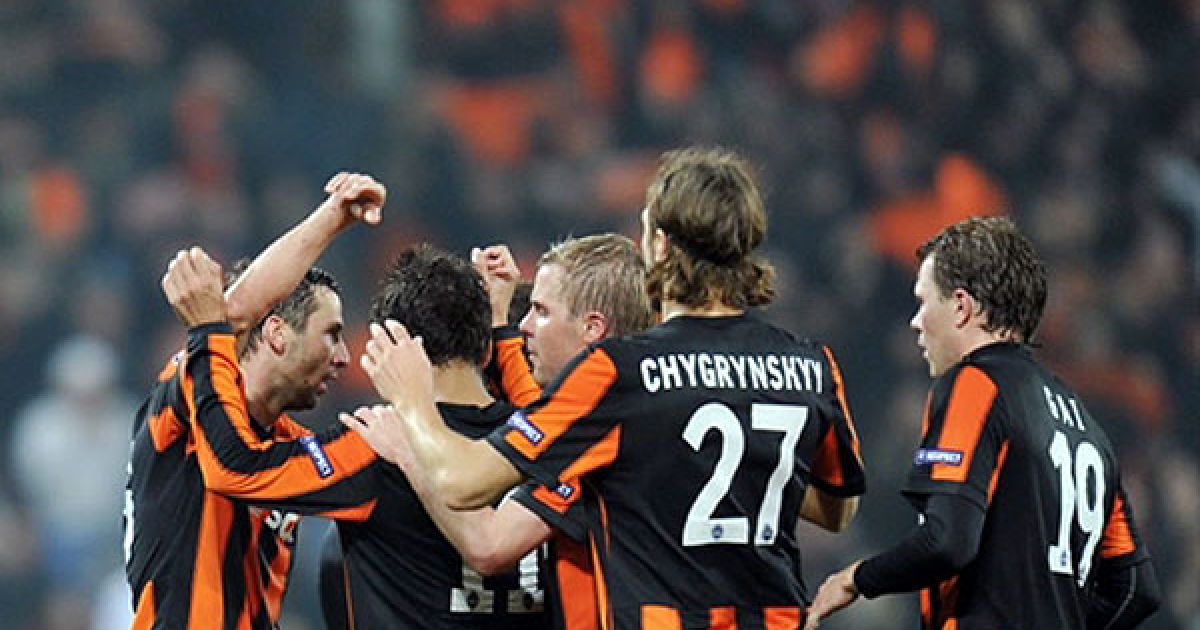 "Шахтар" зрівняв рахунок вже на 28-й хвилині гри. / © AFP