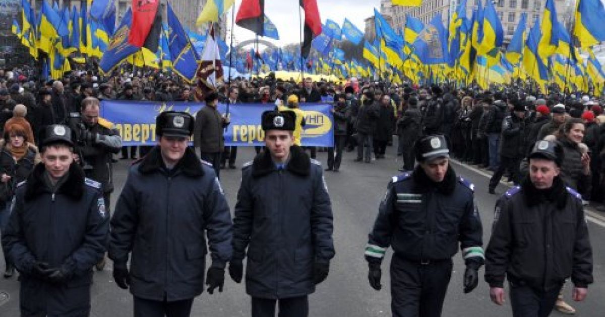 В Україні відзначили День Соборності, на згадку про об&#039;єднання лівобережної та правобережної України. / © УНІАН