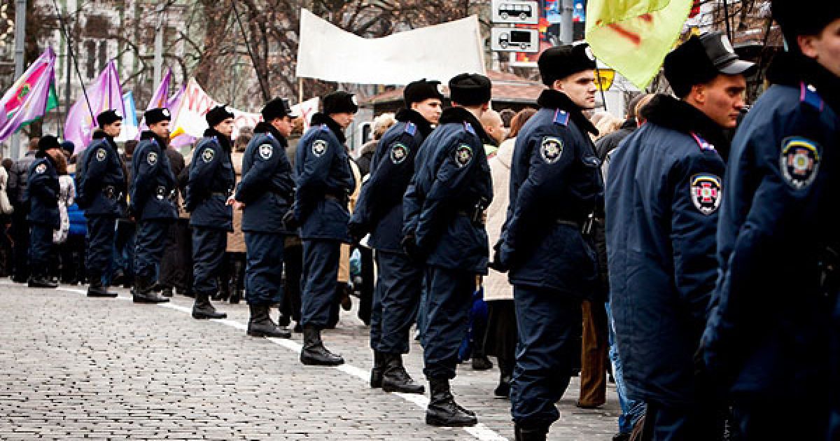 На підтримку акції протесту проти нового Податкового кодексу у Києві та в інших містах України вийшли на вулиці тисячі невдоволених підприємців. / © Украинское Фото
