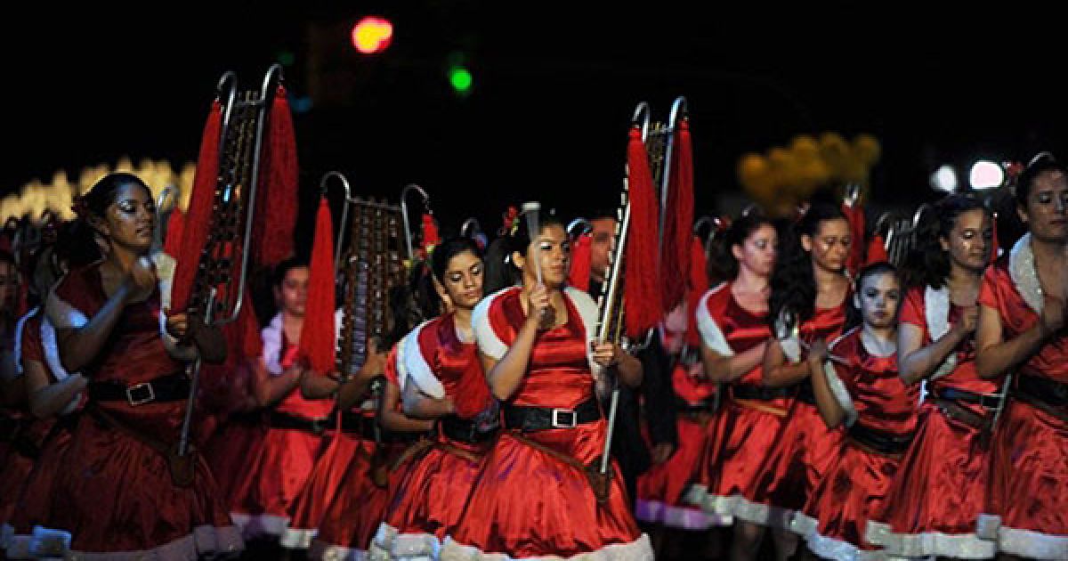У місті Сан-Хосе (Коста-Ріка) провели Light Festival Parade, який відкриває різдвяні святкування. / © AFP