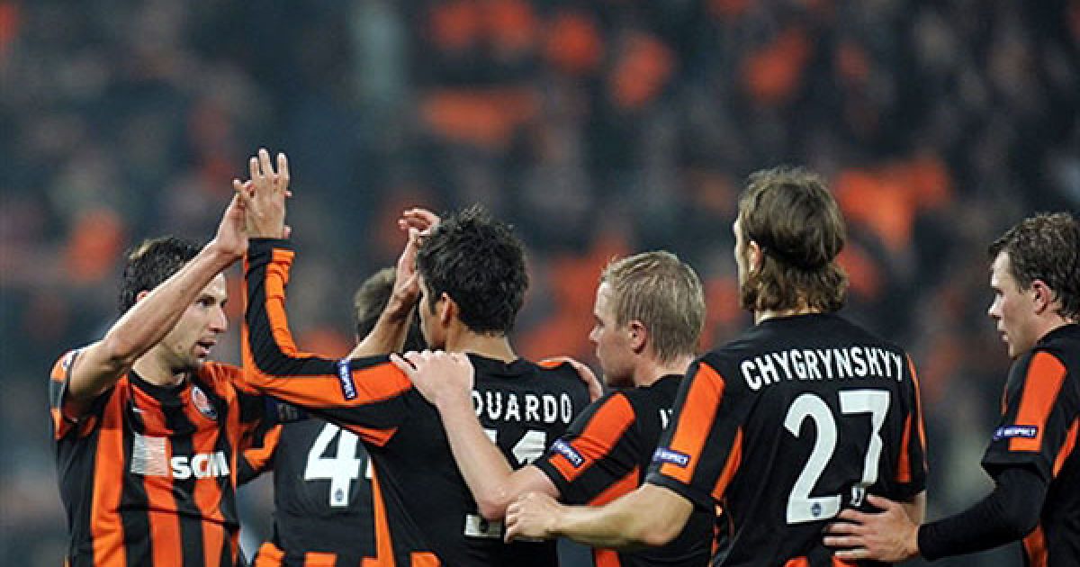 Донецький "Шахтар" обіграв лондонський "Арсенал" у четвертому туру групового турніру Ліги чемпіонів з рахунком 2:1. / © AFP