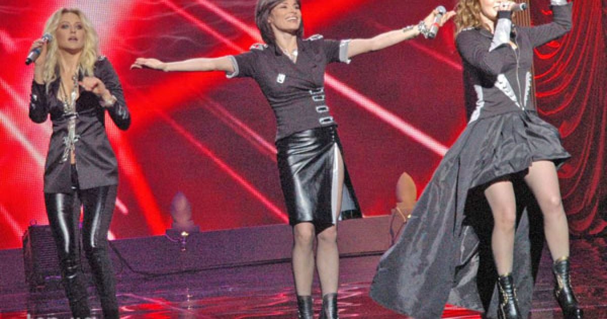 "ВІА Гра" сьогодні: Єва Бушміна, Надя Грановська, Альбіна Джанабаєва.