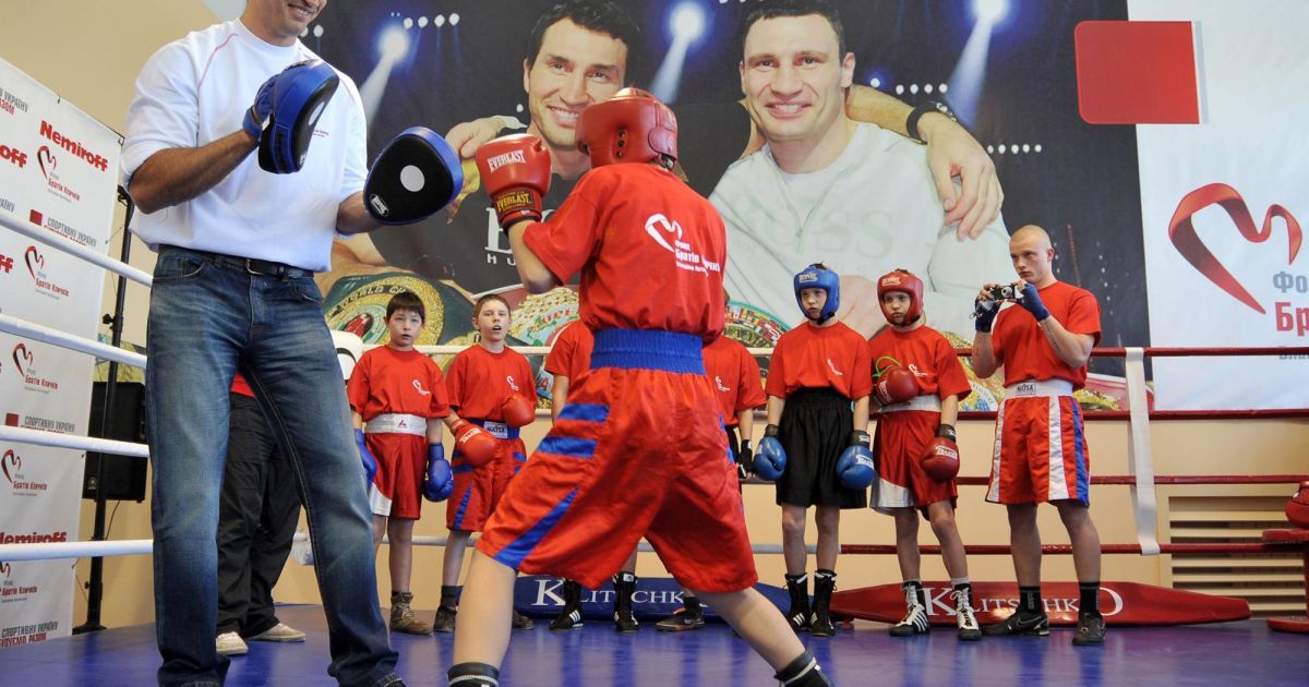 Володимир Кличко провів у Києві майстер-клас для боксерів-початківців / © klitschko.com