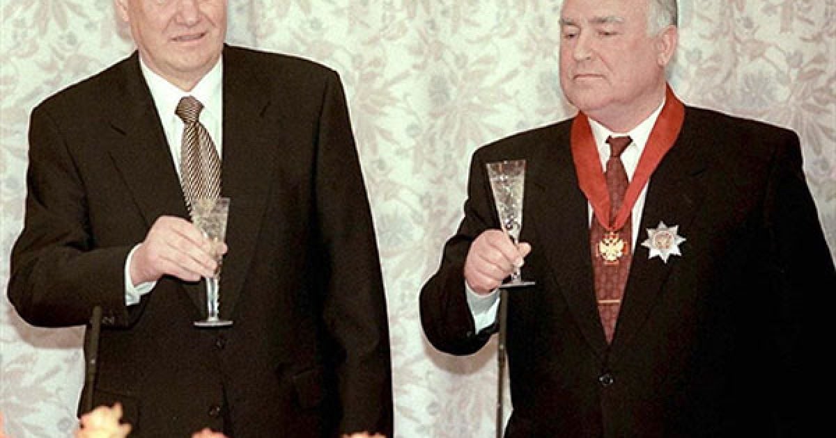 Москва, 1998 рік. Віктор Черномирдін і Борис Єльцин / © AFP