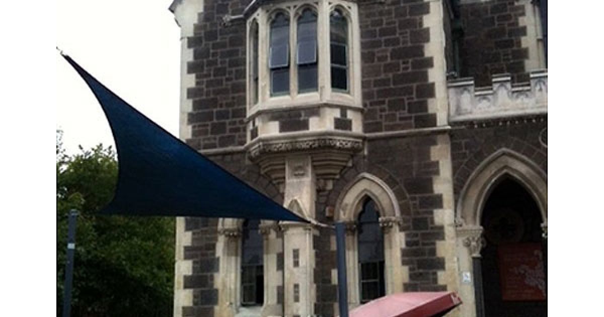 У результаті першого підземного поштовху було зруйновано церкву в центрі Крайстчерча / © AFP