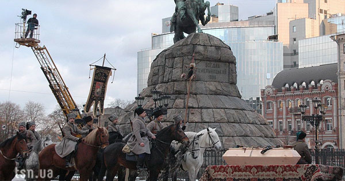 Зйомки фільму "Біла гвардія" пройшли в самому центрі Києва.