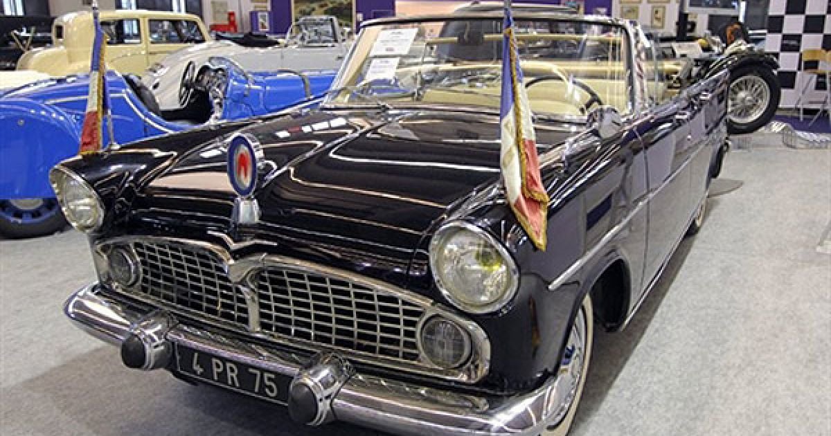 Simca, 1959 року, який належав колишньому президенту Франції Шарлю де Голлю. / © AFP