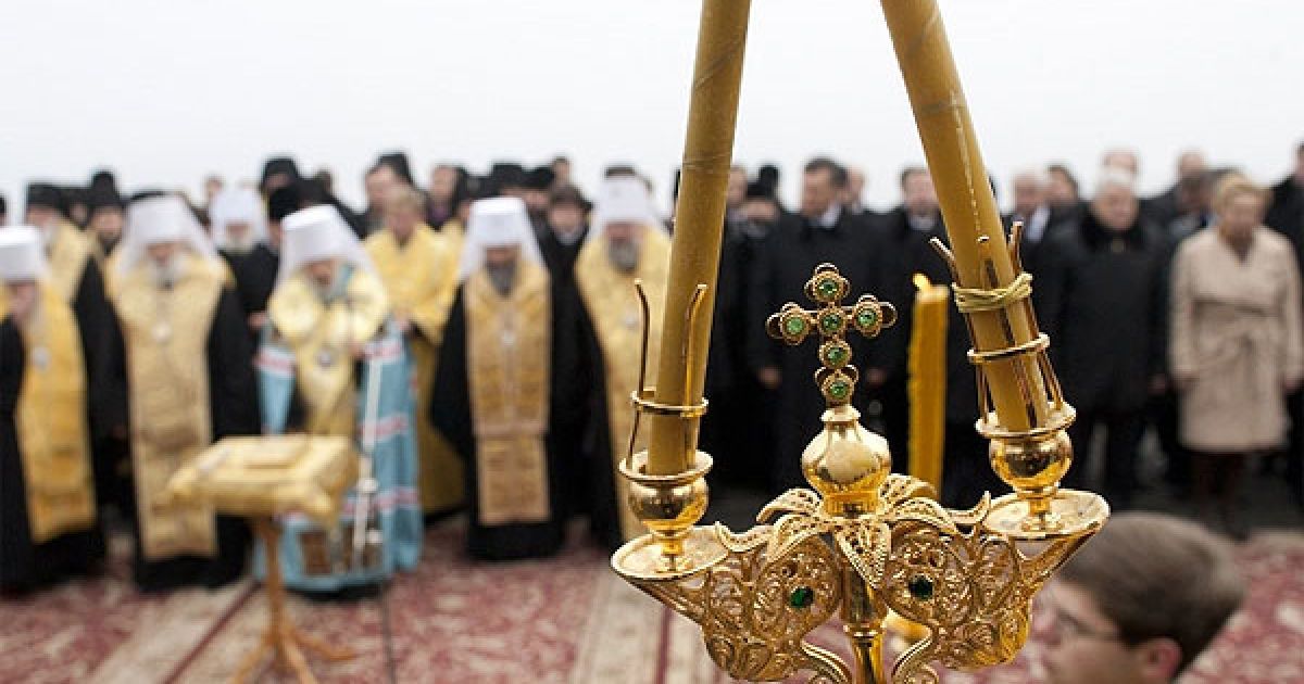 У Києві провели подячний молебень з нагоди завершення 2010 року. / © President.gov.ua