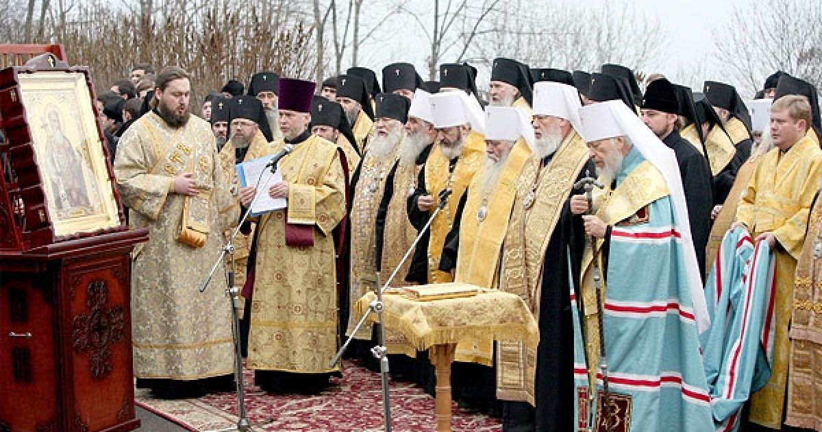 У Києві провели подячний молебень з нагоди завершення 2010 року. / © President.gov.ua