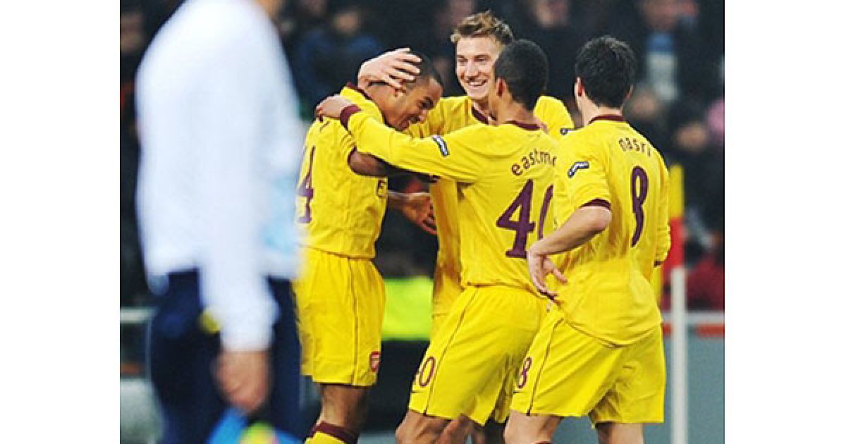 У Донецьку відбувся матч четвертого туру групового турніру Ліги чемпіонів між місцевим "Шахтарем" і лондонським "Арсеналом". / © AFP