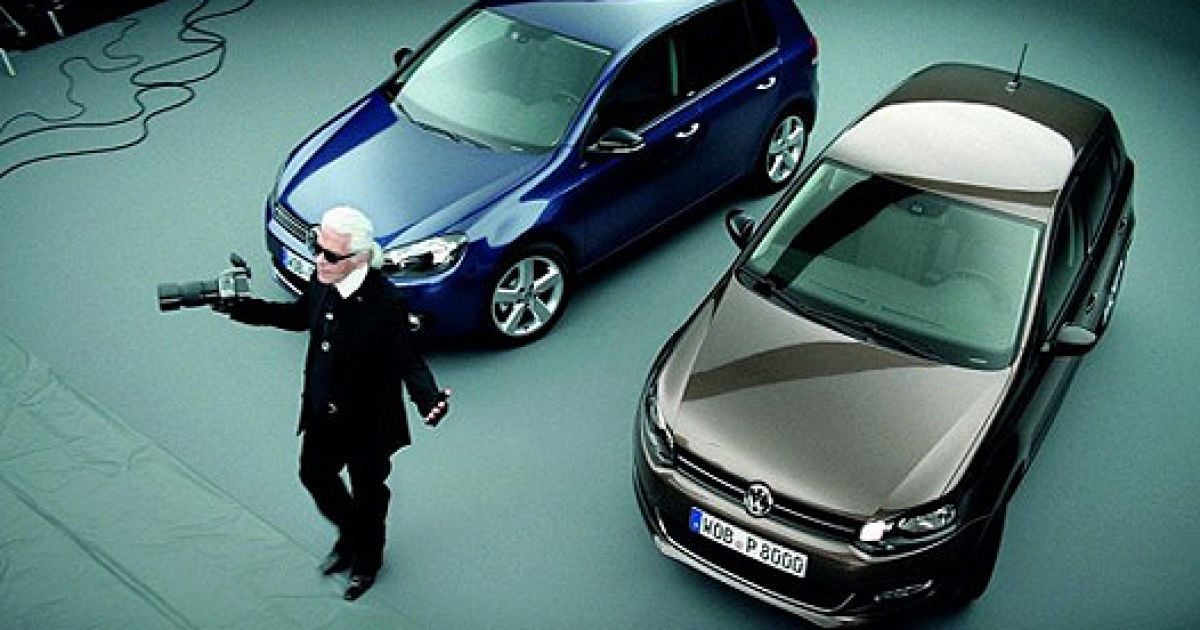 Карл Лагерфельд рекламує автомобілі