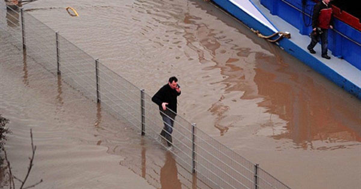 Місто Кобленц на Мозеле також готується до повені. / © AFP
