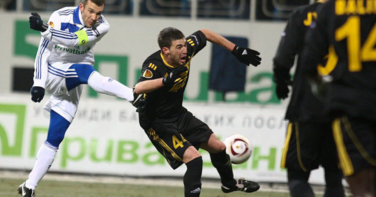Київське "Динамо" зіграло в "суху" нічию з молдовським "Шерифом" у шостому турі Ліги Європи. / © Украинское Фото