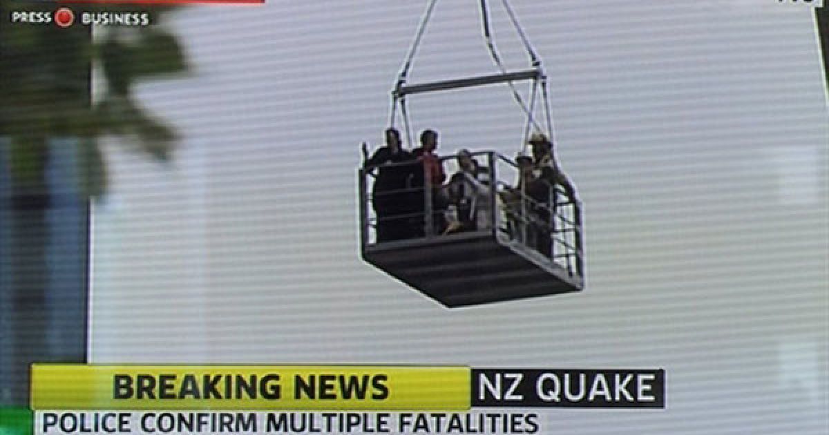 Підземні поштовхи відчувалися в околицях Веллінгтона й Квинстауна. / © AFP