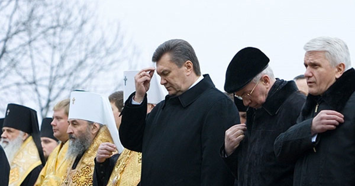 Віктор Янукович взяв участь у Подячному молебні з нагоди завершення року