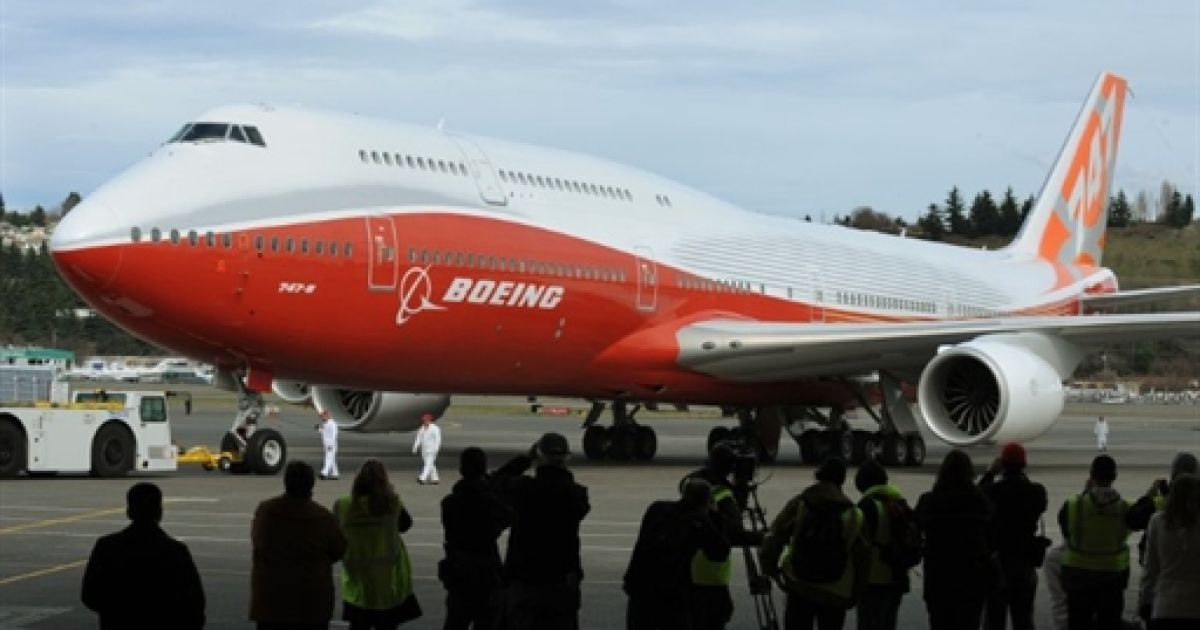 Вилетівши з Еверетта (штат Вашингтон), Boeing 747-8 через чотири години успішно приземлився в Сіетлі. / © AFP