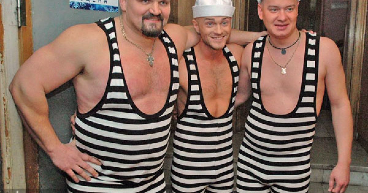 Новоспечене тріо "Блискучі" - Василь Вірастюк, Влад Яма, Євген Кошовий.