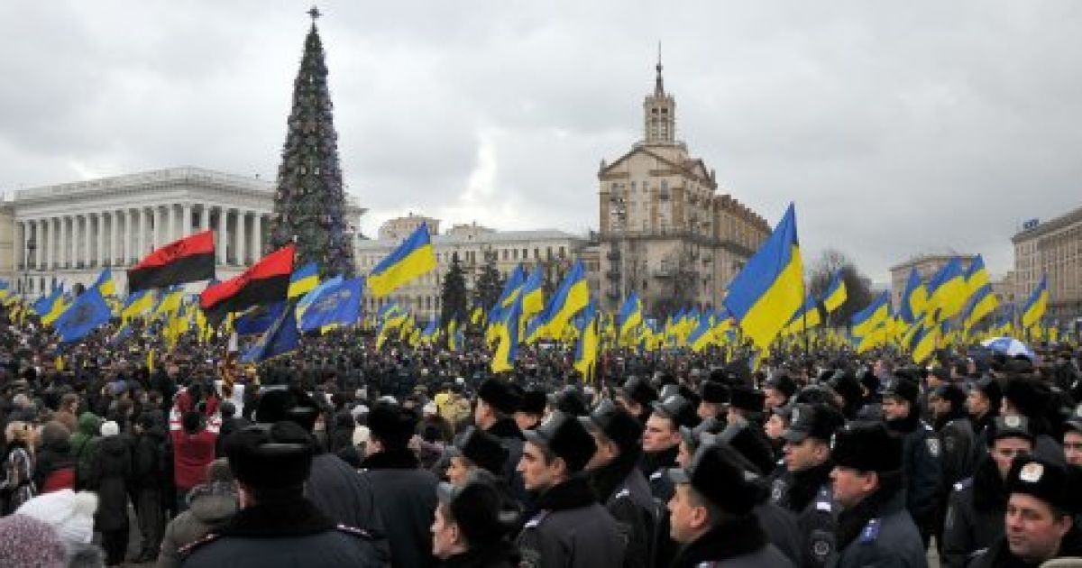 В Україні відзначили День Соборності, на згадку про об&#039;єднання лівобережної та правобережної України. / © УНІАН