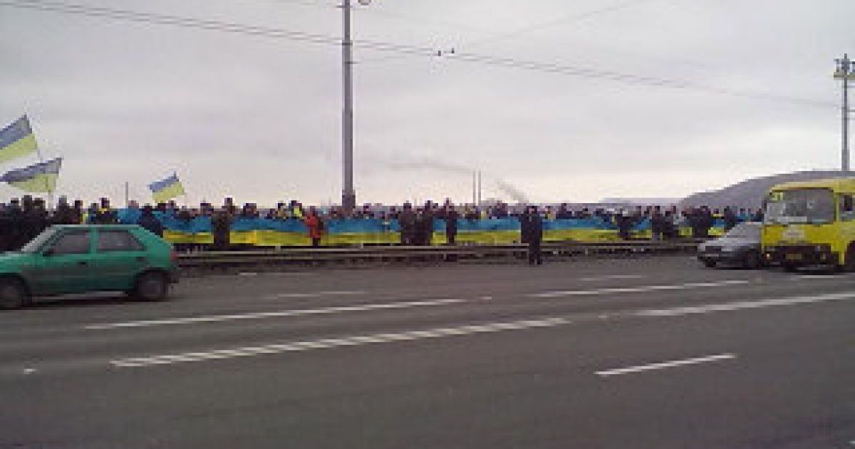 В Україні відзначили День Соборності, на згадку про об&#039;єднання лівобережної та правобережної України. / © bilozerska.livejournal.com