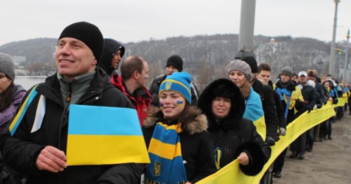 В Україні відзначили День Соборності, на згадку про об&#039;єднання лівобережної та правобережної України. / © ЛігаБізнесІнформ