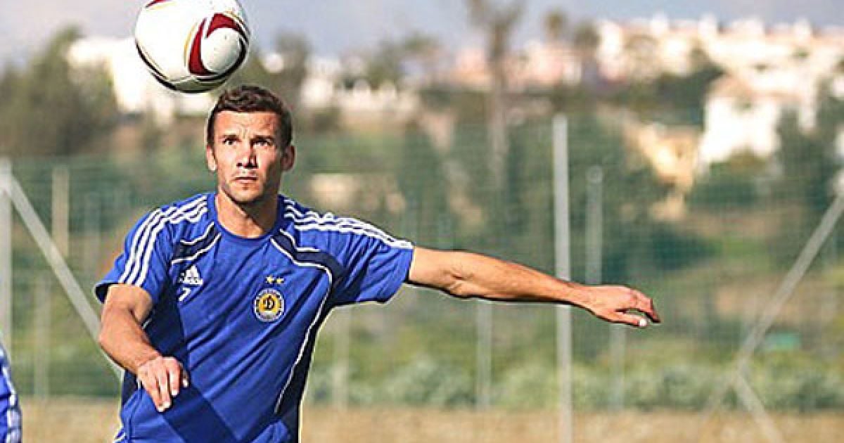 Український футболіст Андрій Шевченко святкує 35-річчя / © fcdynamo.kiev.ua