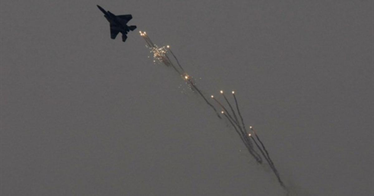 Ізраїль. Ізраїльський літак F-15 / © AFP