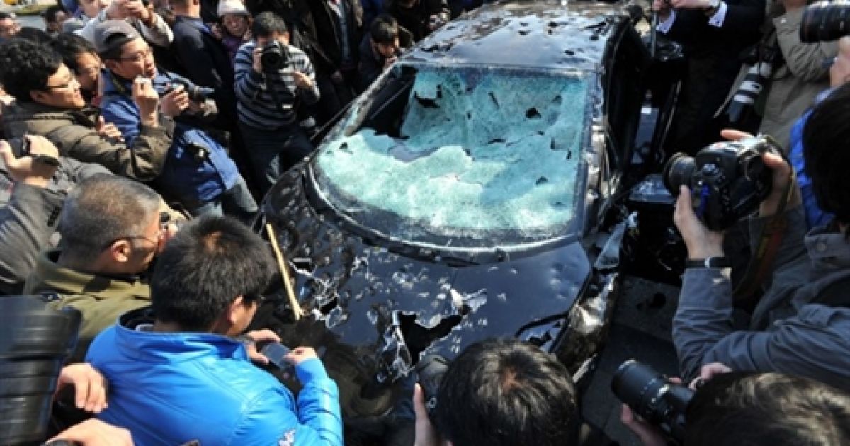 За даними експертів, в Європі середня вартість нової машини Lamborghini Gallardo сягає 300 тисяч доларів. Проте в Китаї за подібний суперкар можна заплатити до 750 тисяч доларів. / © AFP