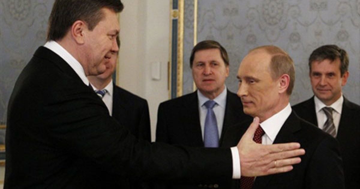 Зустріч президента України Віктора Януковча і прем&rsquo;єр-міністра РФ Володимира Путіна / © AFP