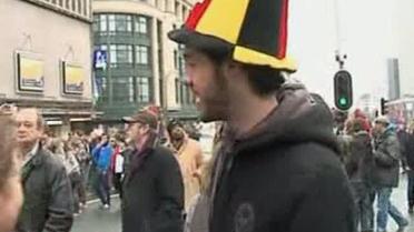 В Брюсселе прошли многотысячные митинги против политической неопределенности