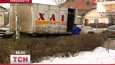 На Прикарпатье ограбили хлебовоз